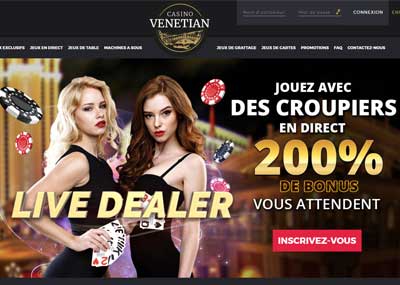 Bonus et promotions de Casino Venetian