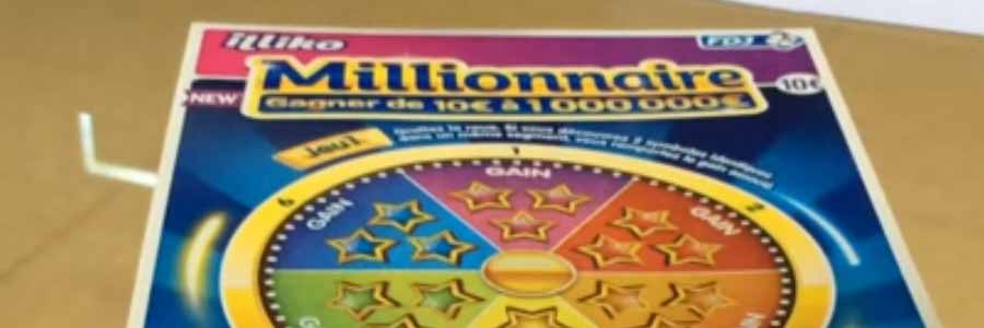 Jeu à gratter Millionnaire