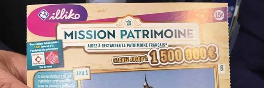 Mission Patrimoine : lancement de l’édition 2021 des jeux par la FDJ